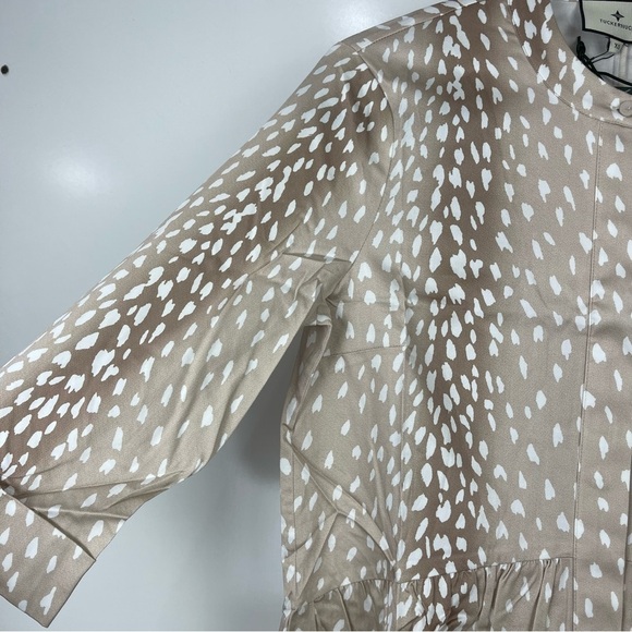 NEW Tuckernuck Antelope Royal Shirt Dress Tan Women's Size XS Button Front - Picture 5 of 7